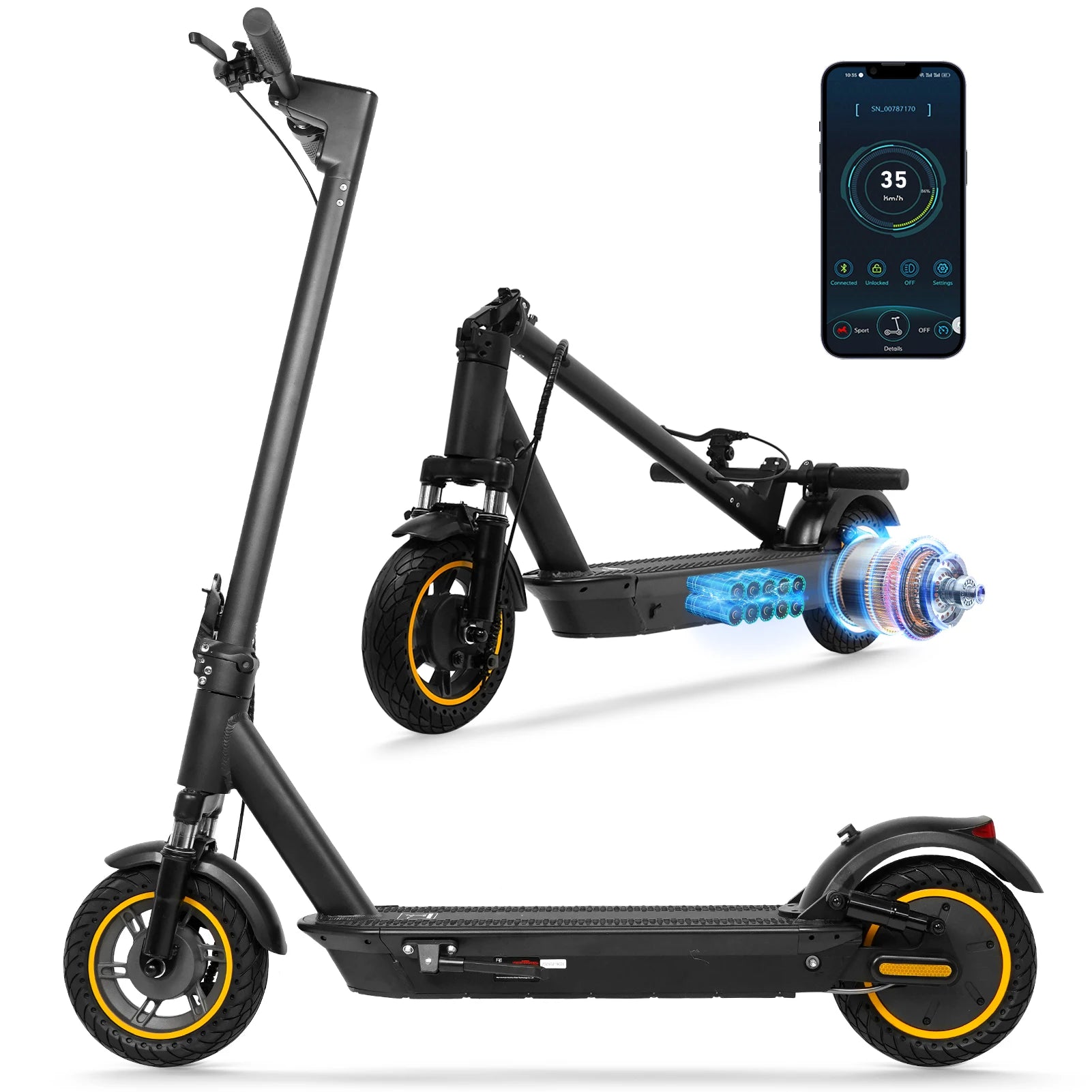 Trottinette Électrique AOVOPRO TX01 – 31KM/H, 35KM d'autonomie