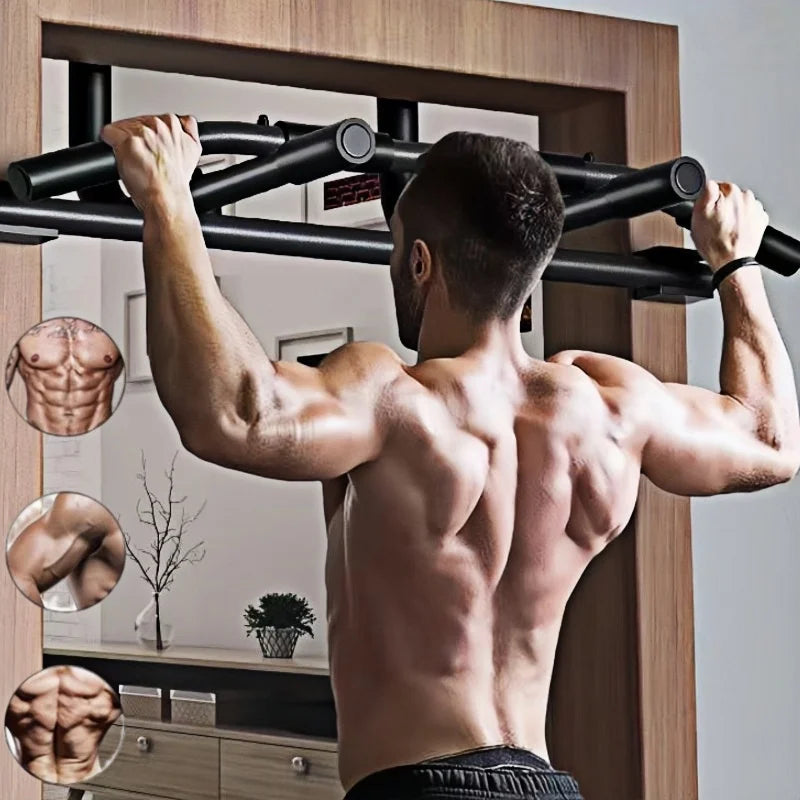 Barre de Traction Multifonction pour Encadrement de Porte – Sans Perçage, Fitness Maison