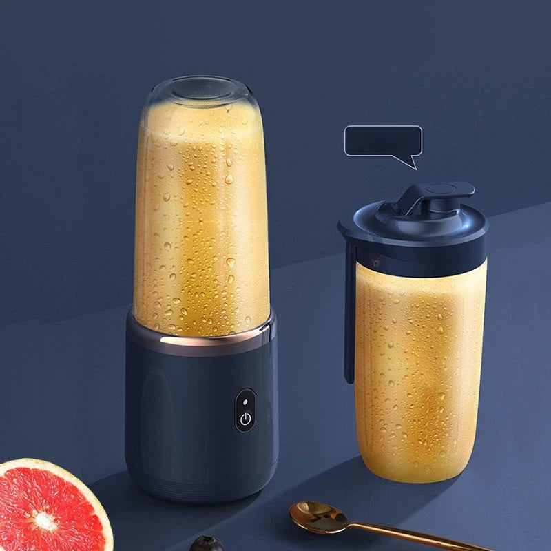 Blender Portable Électrique 400ml – 6 Lames, Smoothies & Jus Frais