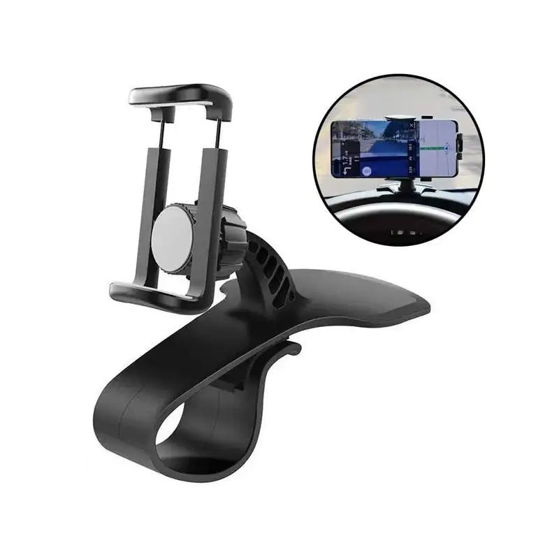 Support Téléphone Voiture Rotatif 360° – Fixation Tableau de Bord & Grille d'Aération, Compatible 4,7–6,9 pouces