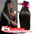 16A Straight Bundles Human Hair Brazilian 30 40 Inch Raw Virgin Unprocessed 3 4 5 Bundles Extensions Bone Straight Bundles Deals