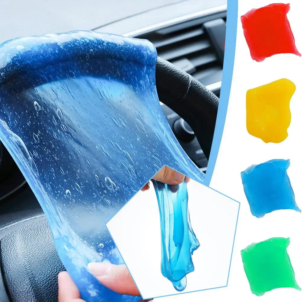 Gel Nettoyant Multifonction – Voiture, Clavier & Espaces Difficiles d'Accès (4 Couleurs)