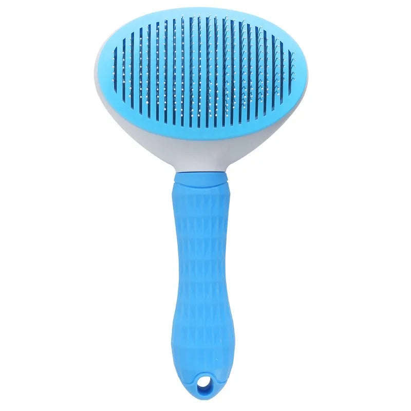 Brosse Autonettoyante pour Chien & Chat – Dêmêlage Facile en 1 Clic (Poils Courts & Longs)