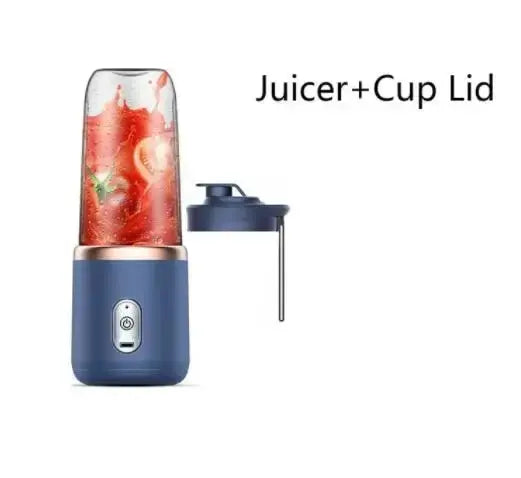Blender Portable Électrique 400ml – 6 Lames, Smoothies & Jus Frais