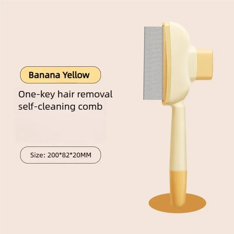 Brosse Auto-Nettoyante pour Chien et Chat – Démêlage & Massage en 1 Clic