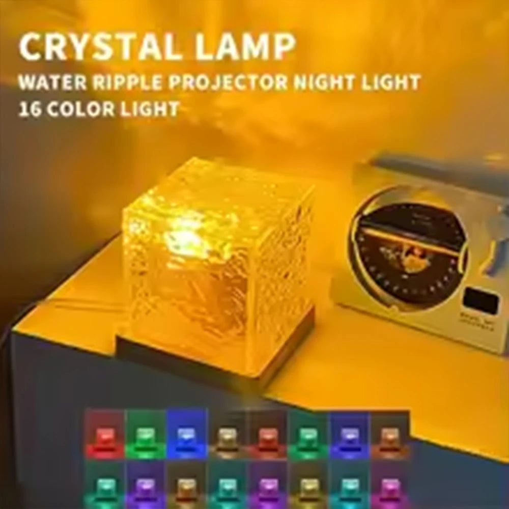 Lampe Projecteur Vagues Océan RGB 16 Couleurs avec Télécommande