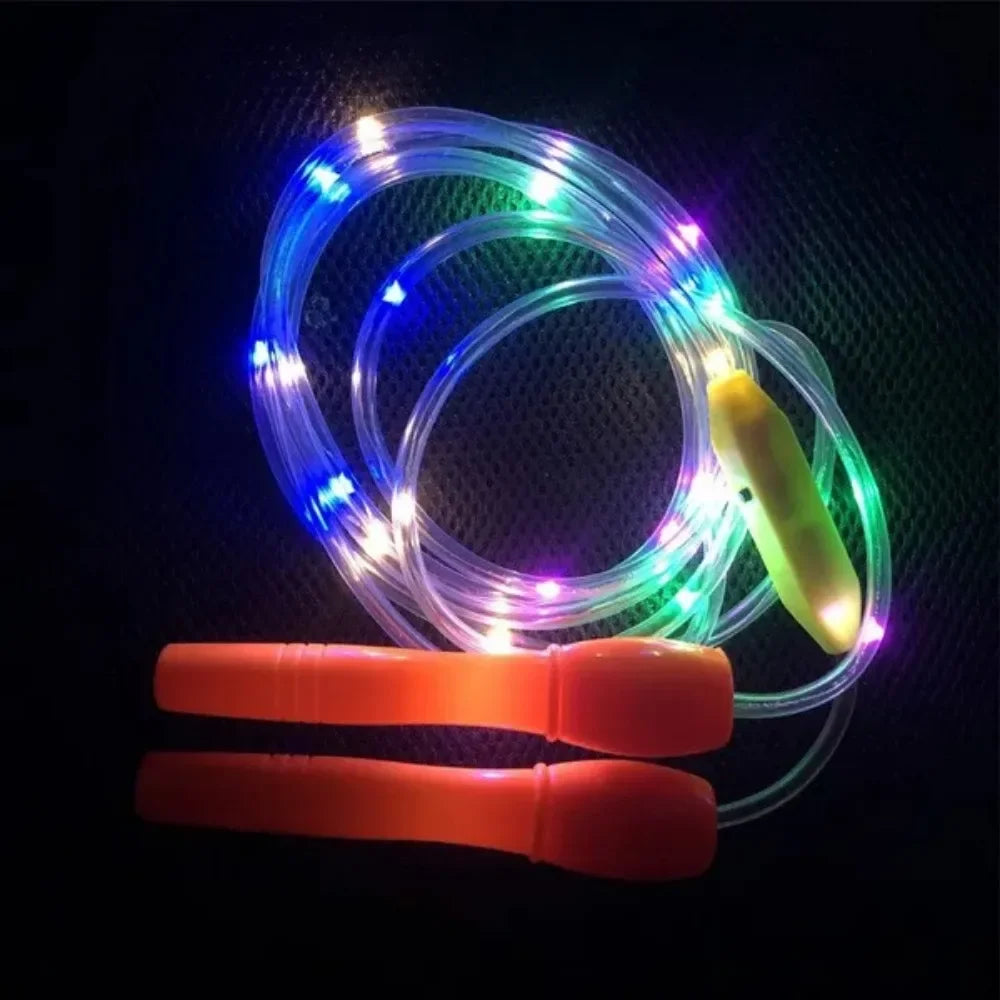 Corde à Sauter LED – Lumières RGB Clignotantes pour Fitness & Cardio