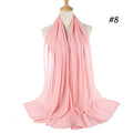 Foulard Hijab Chiffon Uni – 61 Couleurs au Choix