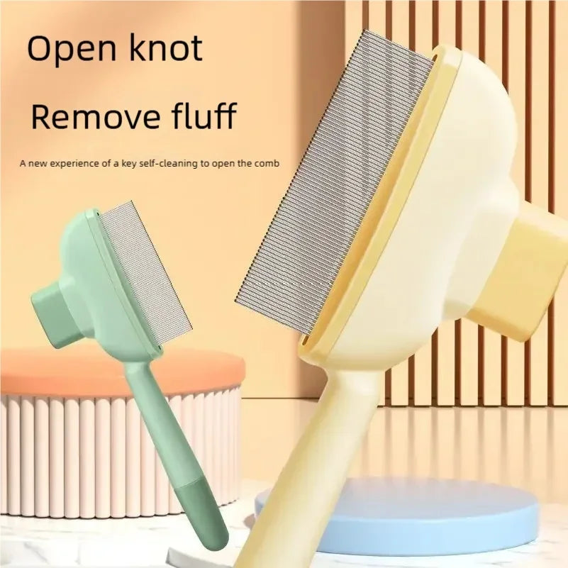 Brosse Auto-Nettoyante pour Chien et Chat – Démêlage & Massage en 1 Clic