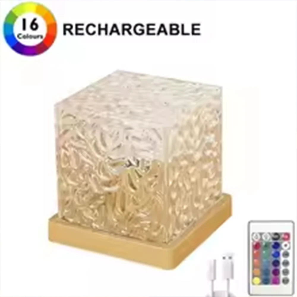 Lampe Projecteur Vagues Océan RGB 16 Couleurs avec Télécommande