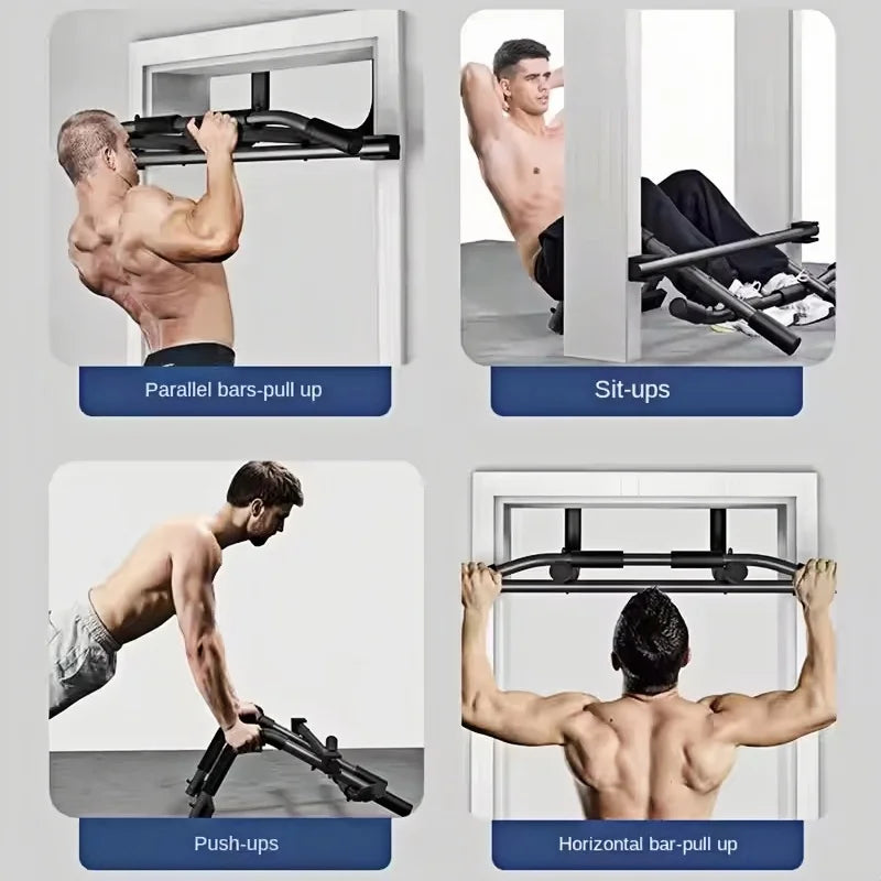 Barre de Traction Multifonction pour Encadrement de Porte – Sans Perçage, Fitness Maison