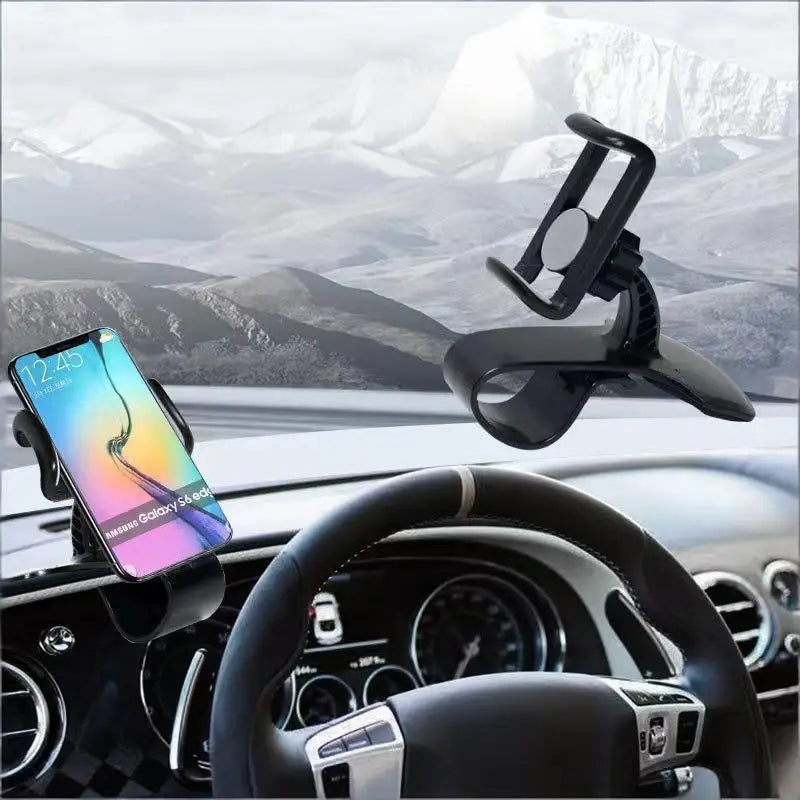 Support Téléphone Voiture Rotatif 360° – Fixation Tableau de Bord & Grille d'Aération, Compatible 4,7–6,9 pouces