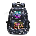 Sac à Dos K-pop Demon Hunters – Cartable Fille Fleurs Imprimées Style YK2