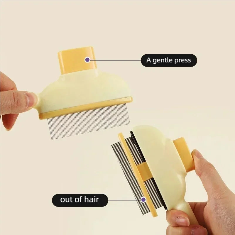 Brosse Auto-Nettoyante pour Chien et Chat – Démêlage & Massage en 1 Clic
