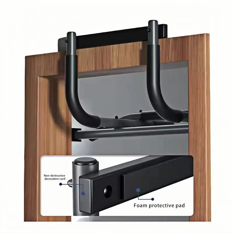 Barre de Traction Multifonction pour Encadrement de Porte – Sans Perçage, Fitness Maison