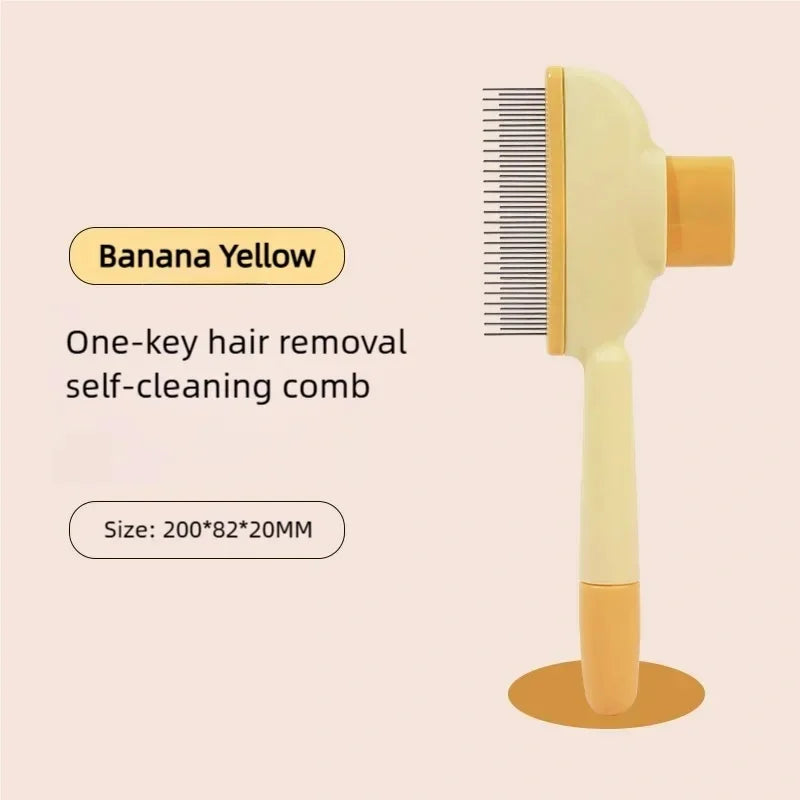 Brosse Auto-Nettoyante pour Chien et Chat – Démêlage & Massage en 1 Clic