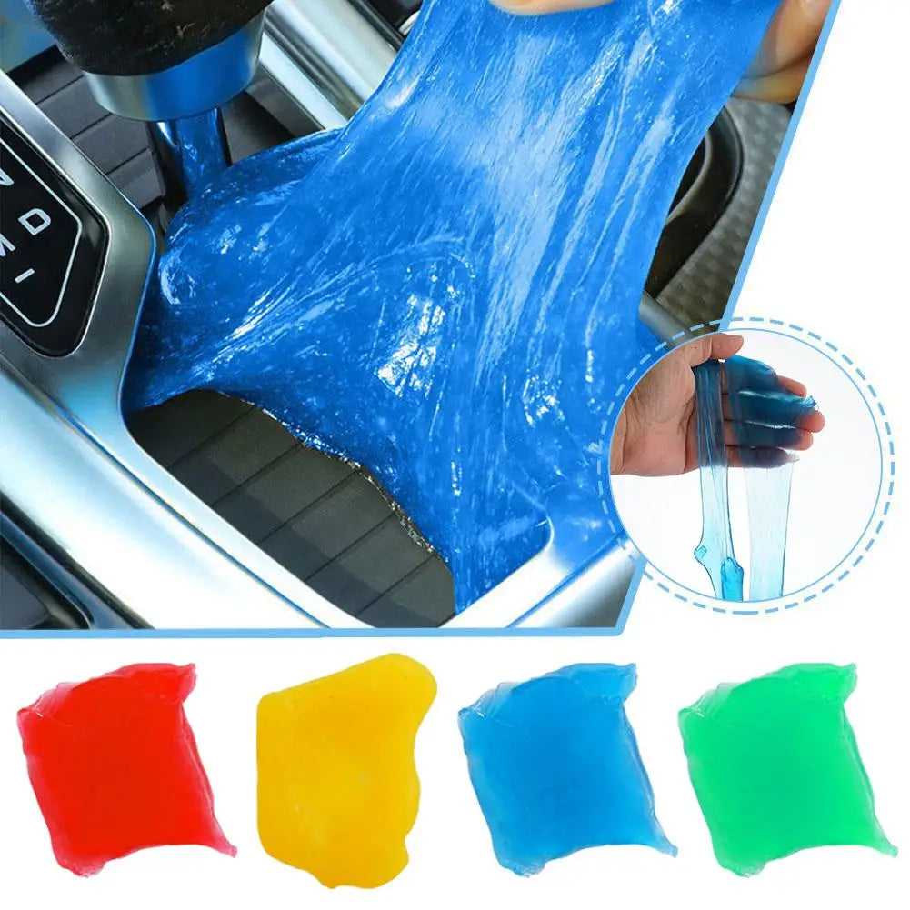 Gel Nettoyant Multifonction – Voiture, Clavier & Espaces Difficiles d'Accès (4 Couleurs)