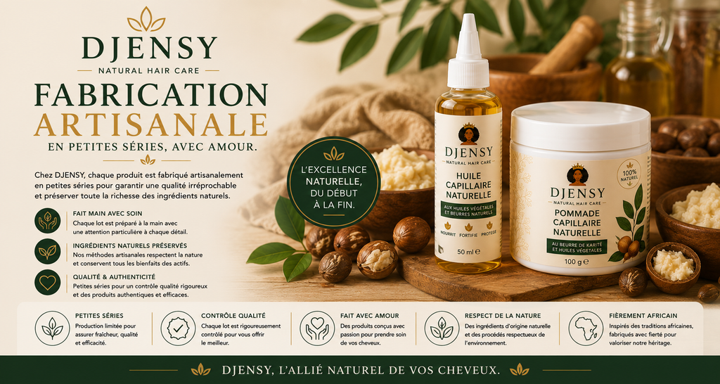 Huile Capillaire Naturelle DJENSY – 50 ml