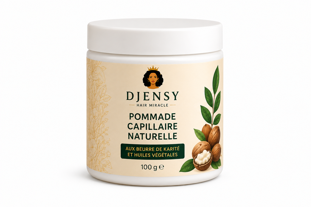Pack Duo DJENSY – Huile & Pommade Capillaire Naturelle